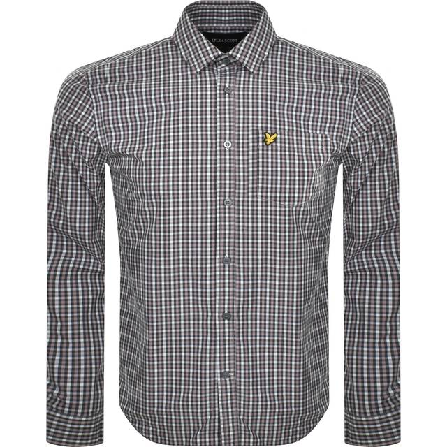 Checked Gingham Shirt Mountain Whistle Ecru - XL