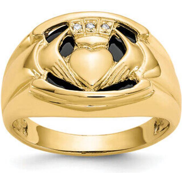 Finest Gold 10K Yellow Gold Gents Ring Mounting - Size 10