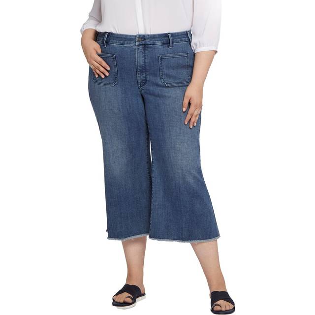 Nydj Patchie Caliente Wide Leg Jean