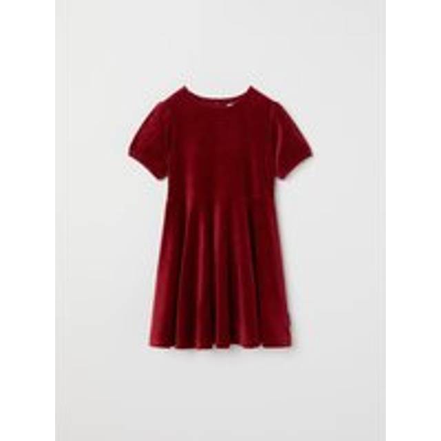 Polarn O. Pyret Kids' Velour Short Sleeve Dress