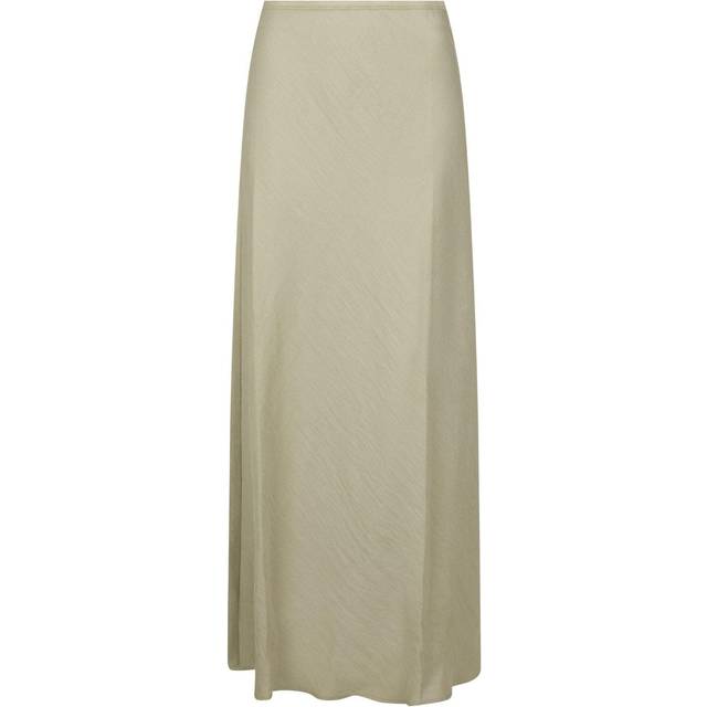 Neo Noir Vicky Structure Skirt Dam Maxikjolar Stl. 40 - Från Magasin - Smoke Green (40)