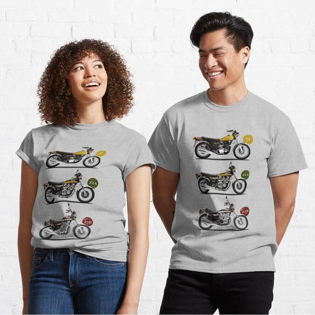 Mens Womens T-shirt The Z1 Motorcycle Collection Youth Toddler Short Sleeve Tee Tops Boys