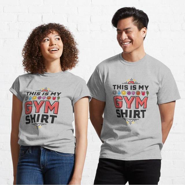 Mens Womens T-shirt This is my Gym Shirt Youth Toddler Short Sleeve Tee Tops Boys