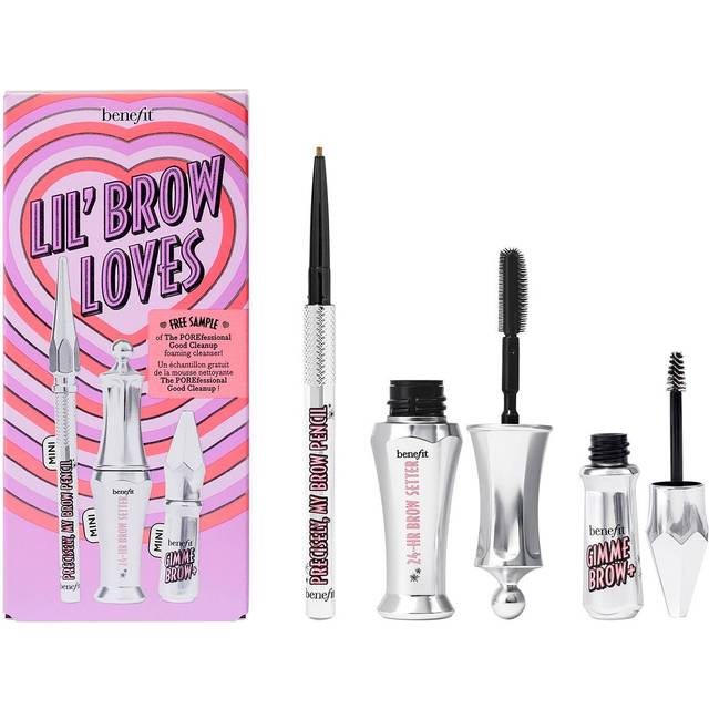 Benefit lil' brow loves mini brow set 2 warm golden blonde