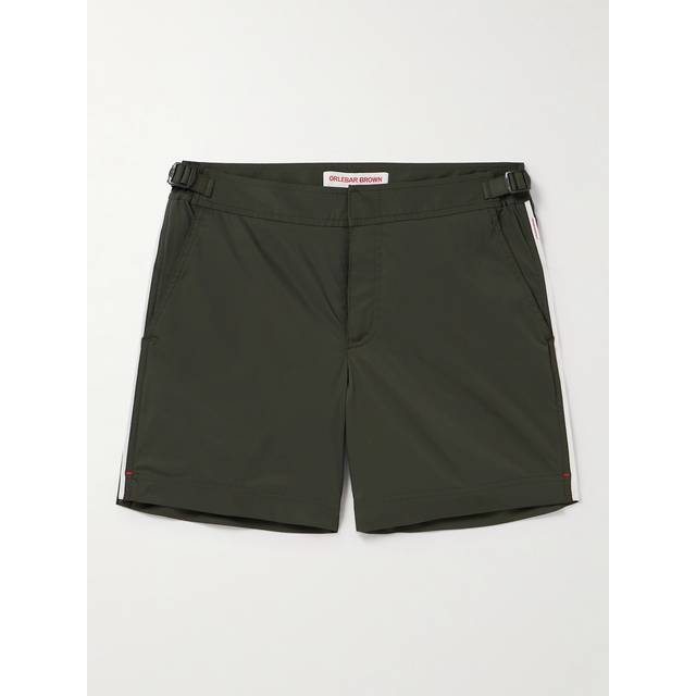 Orlebar Brown - Bulldog Straight-Leg Mid-Length Swim Shorts - Men - Green - UK/US 34