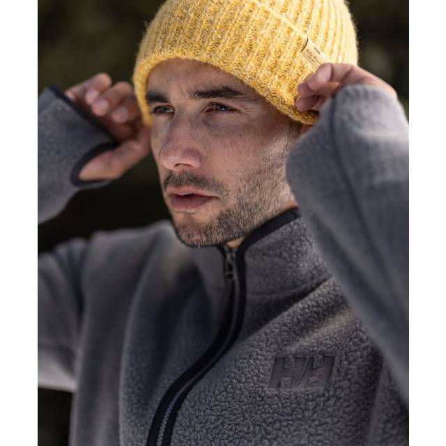 Helly Hansen Unisex Cozy Beanie - Knitted Extra-Soft Beanie For Cold Days Beige STD - Sand Beige - OS