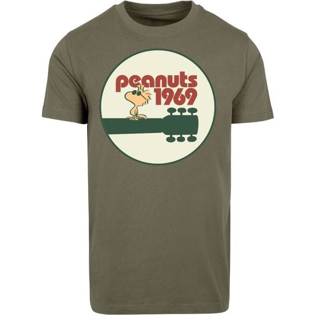 Peanuts T-Shirt - Woodstock 1969 - S to XXL - for Men - khaki