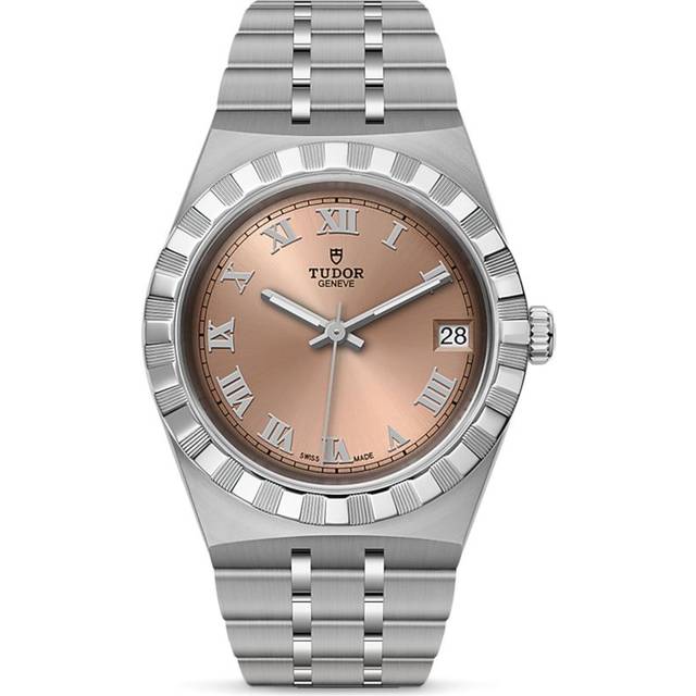 Tudor Sterling Silver Royal Watch - Pink - 34mm