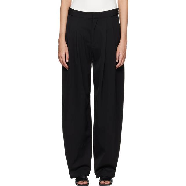 St. Agni Black Adjustable Trousers - Black - S