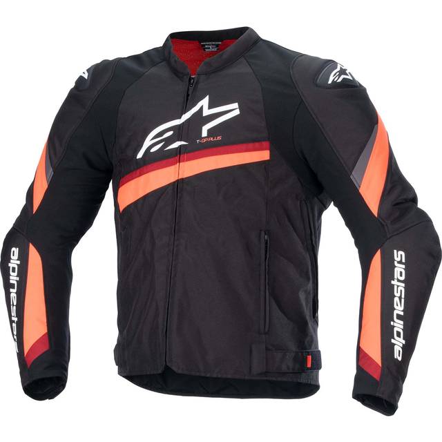 Alpinestars T-GP Plus R V4 Motorcycle Textile Jacket, black-red, Size M for Men