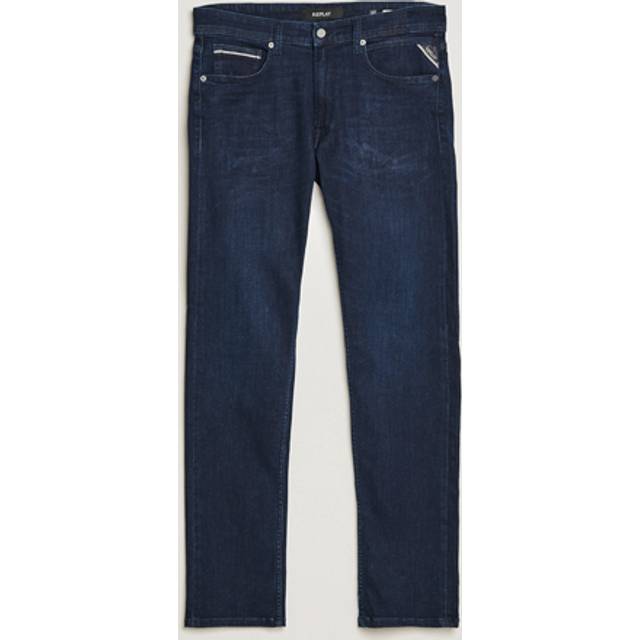 Replay Mens Dark Blue Grover Straight Jean - W32 L32