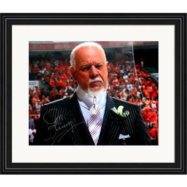 Autograph Warehouse 703761 8 x 10 in. Don Cherry Autographed Hockey Night Host No.SC6 Matted & Framed Photo