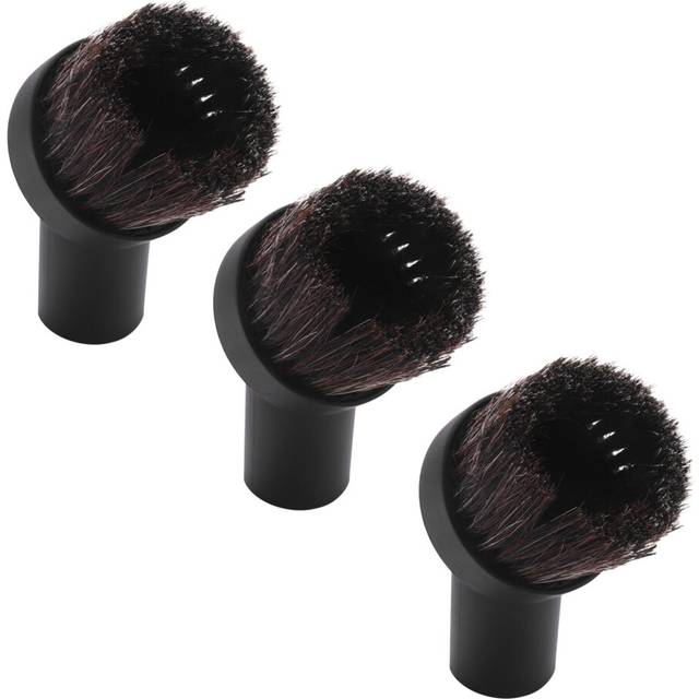 3X 32mm Dusting Brush Dust Tool Attachment for Vacuum Cleaner Round Horse Hair