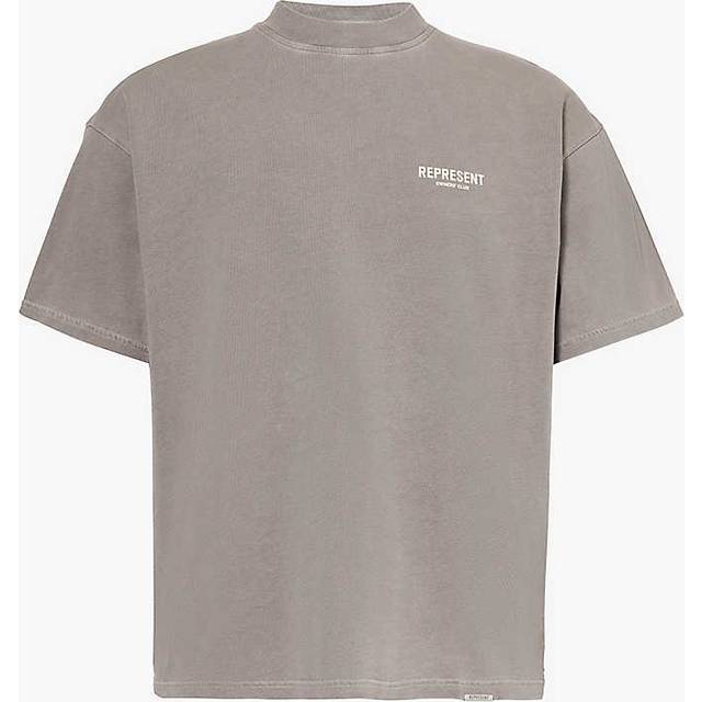 REPRESENT Men's Owners Club T-Shirt Fog - Brown - Size: 40/Regular