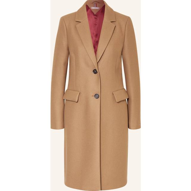 Manteau en laine mélangée - Marron - 44