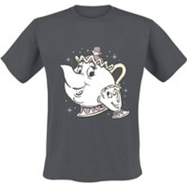 Beauty and the Beast - Disney T-Shirt - Chip und Mrs Potts - S to M - light grey