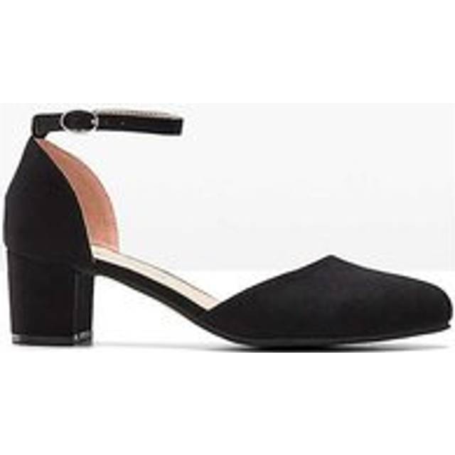 bonprix Strappy Block Heels - Black