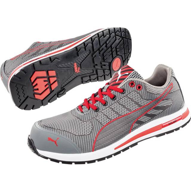 Puma Safety Xelerate Knit Low Safety Trainer Male Grey UK Size 12
