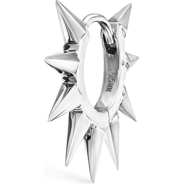 Maria Tash White Gold Metal Mohawk Hoop Earring - 6.5mm