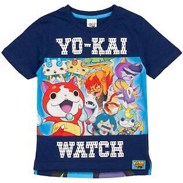 (7-8 Years) Yo Kai Watch Short Sleeved T-Shirt (Boys Blue)