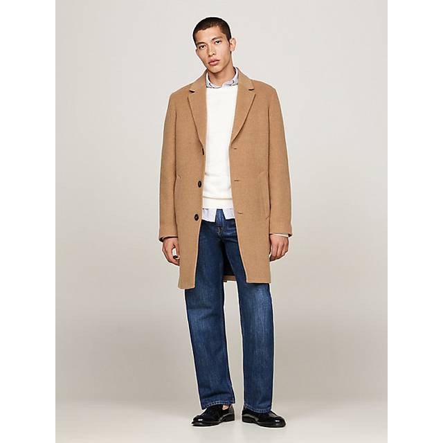DC Wool Mix Coat Herr, L, HICKORY