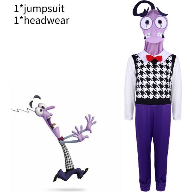 (Fear, 130) 2 Out Inside Cosplay Costume Dress Jumpsuit For Anime Character Fans Role Play