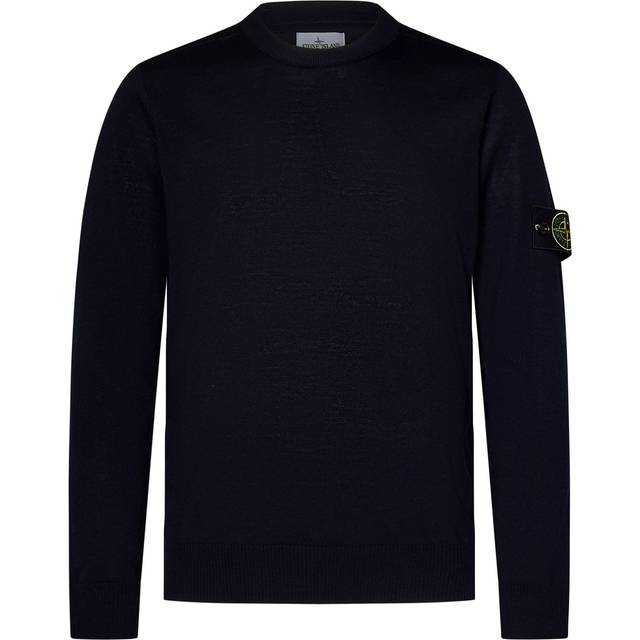 Stone Island Men&#39;s Knit Wool Blend Pullover Sweater in Blue | Size 2XL | 8115510C4 Color A0020 (2XL)