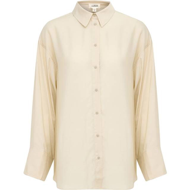 Elegant Shirt Blouse Oatmeal