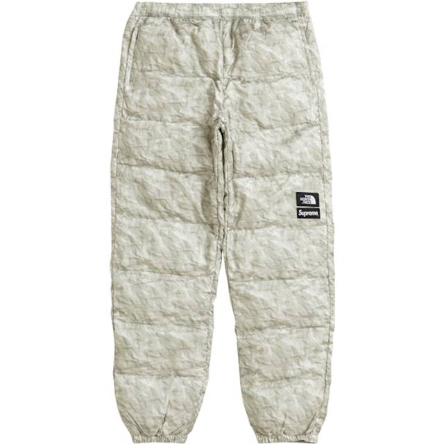 Supreme FW19 week 18 x The North Face Paper Print Nuptse Pant SUP-FW19-10965 - Grey - XL