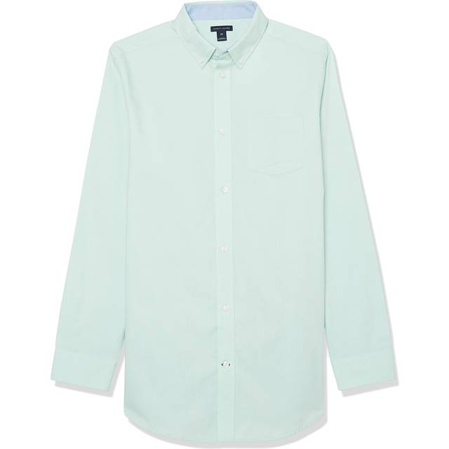 Tommy Hilfiger Boys' Oxford Long Sleeve Dress Shirt  Collared Button-D