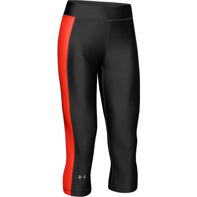 Under Armour HG Capri Leggings - Womens - Black Textile - Size X-Small