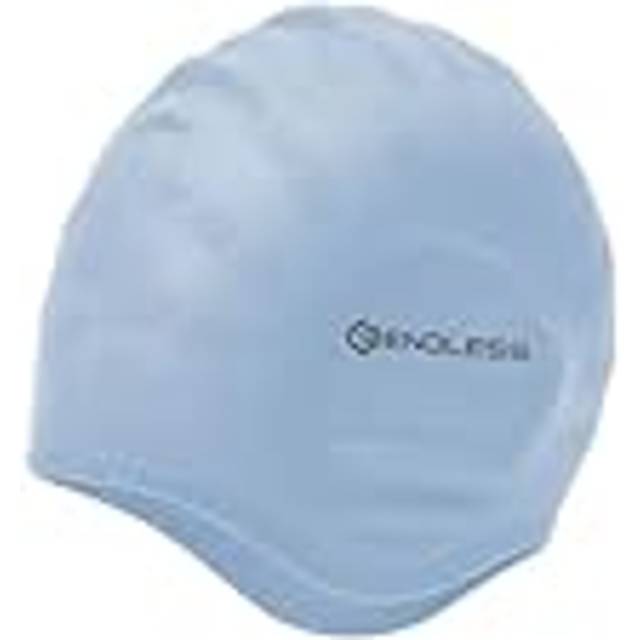 Endless EL-1023SILVER Comfortable Silicon Swimming Cap with Ergonomic Ear Pockets - Silver - Adult Free Size