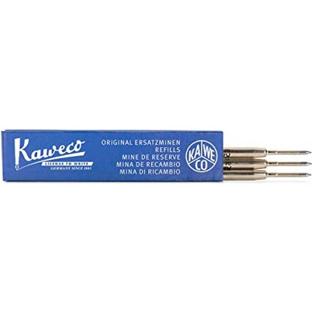 G2 Ballpoint Pen Refills 0.8 mm Blue Pack of 3 | 3 Pieces 0.8 mm Refill Blue for Kaweco Ball Pen | Pen Refill I Refill for Multicoloured Pen | 0.8 mm