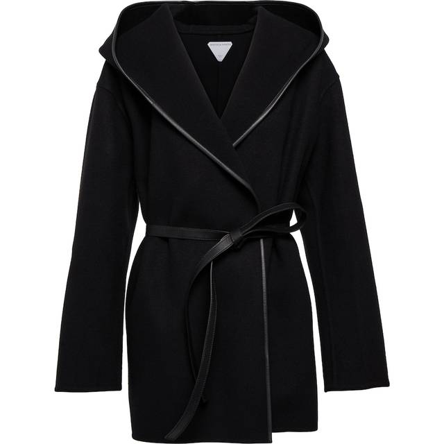 Bottega Veneta Belted wool and cashmere coat - black (UK 14)