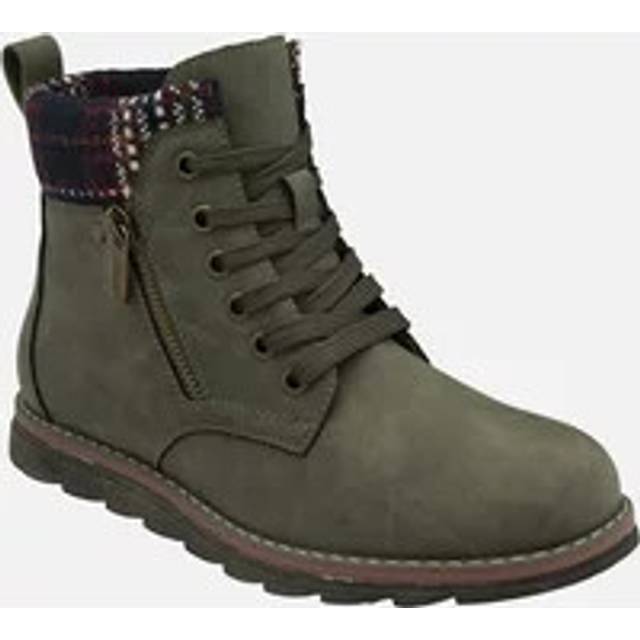 Lotus Montreal Womens Ankle Boots Colour: Khaki, Size: 6