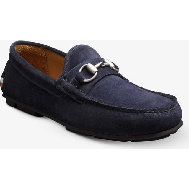 Allen Edmonds Sebastian Bit Driving Loafer in Navy Sea Suede, size 12.0 3E