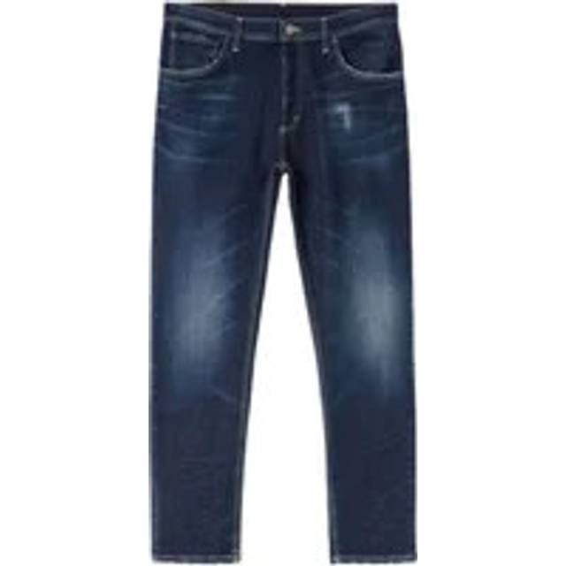 Dondup, Jeans, Herr, W33, Bomull, Slim-fit Jeans - blue (W33)