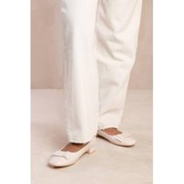'Croatia' Pump With Bow Detail - Cream - 7
