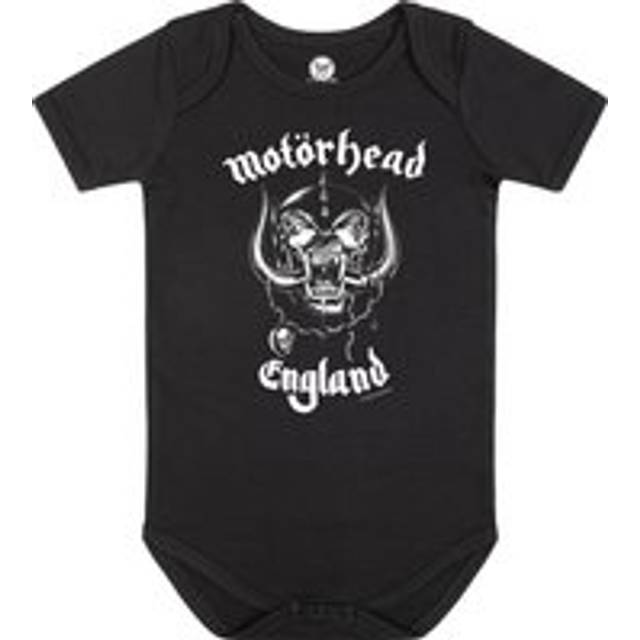 Motörhead - England Babygrow Black/White - Bodysuit - black - 68/74 - 100% Organic Cotton