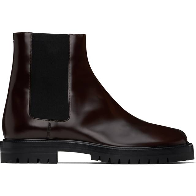 Maison Margiela Brown Tabi Chelsea Boots - T2264 Chic Brown - IT 46