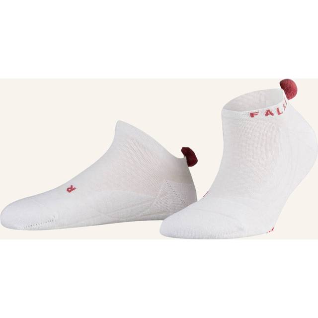 Female foot guard Falke GO2 Pompom - Blanc