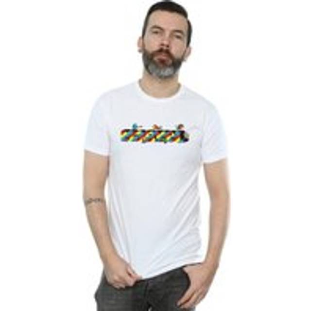 Kawaii Stripes T-Shirt - White - XXL