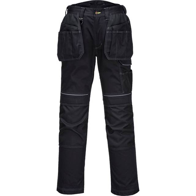 Portwest PW3 Stretch Holster Work Trouser - Black - 28