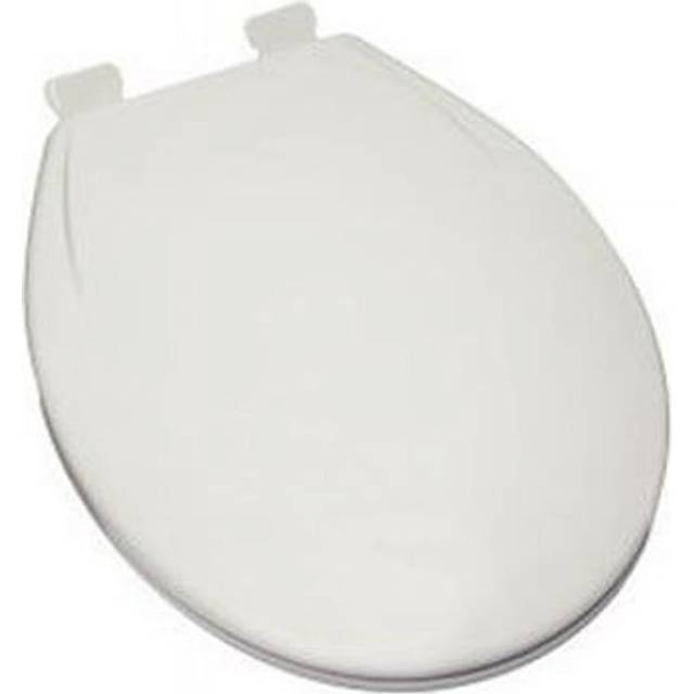 Premium Ice Gray Molded Round Wood Toilet Seat