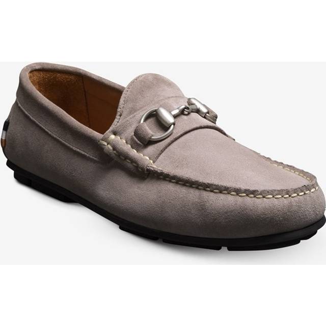 Allen Edmonds Sebastian Bit Driving Loafer in Pewter Suede, size 12.0 3E