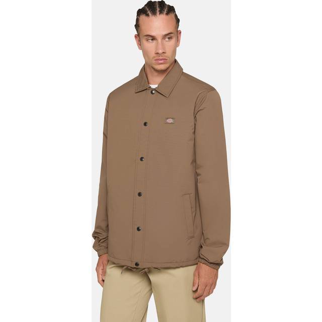 Dickies – Oakport – Brun coach-jacka, exklusivt hos ASOS