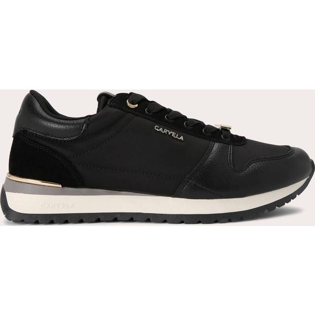 Carvela Womens Suede Fabric Track Star Sneakers - Black - Size UK 3
