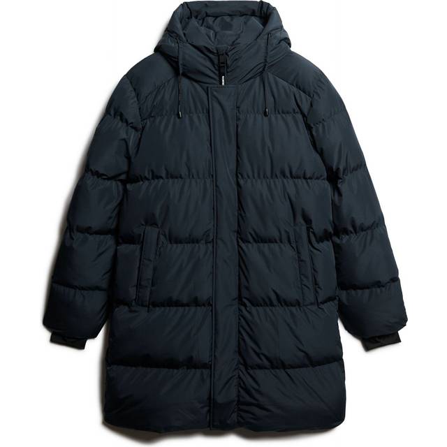 Superdry Hooded Sports Puffer Mid Jacket Eclipse Navy