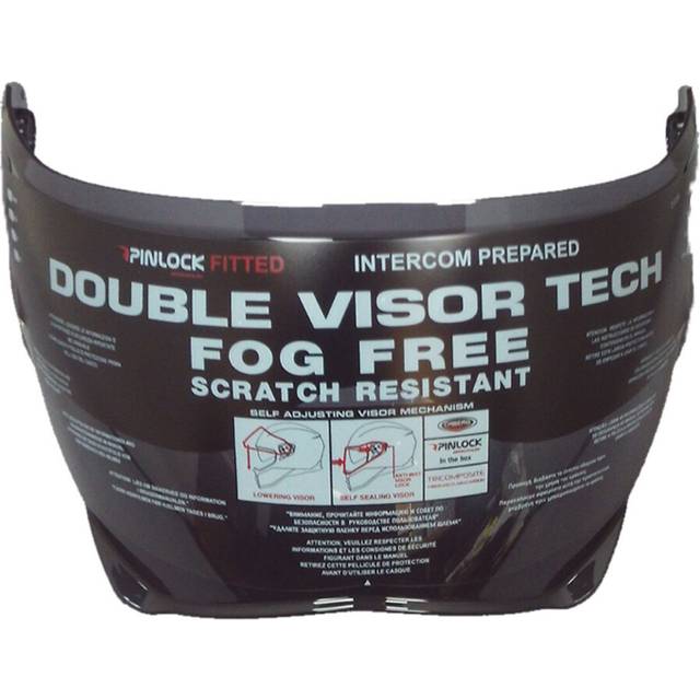 Caberg Visor Dark Smoke With Anti Scratch / Pins For Drift Helmets