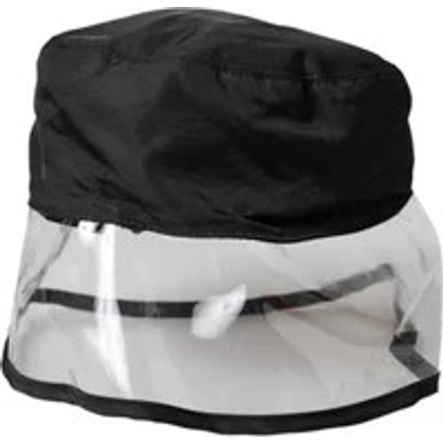 Black Polyester Plastic Bucket Hat Men - 59 cm|L